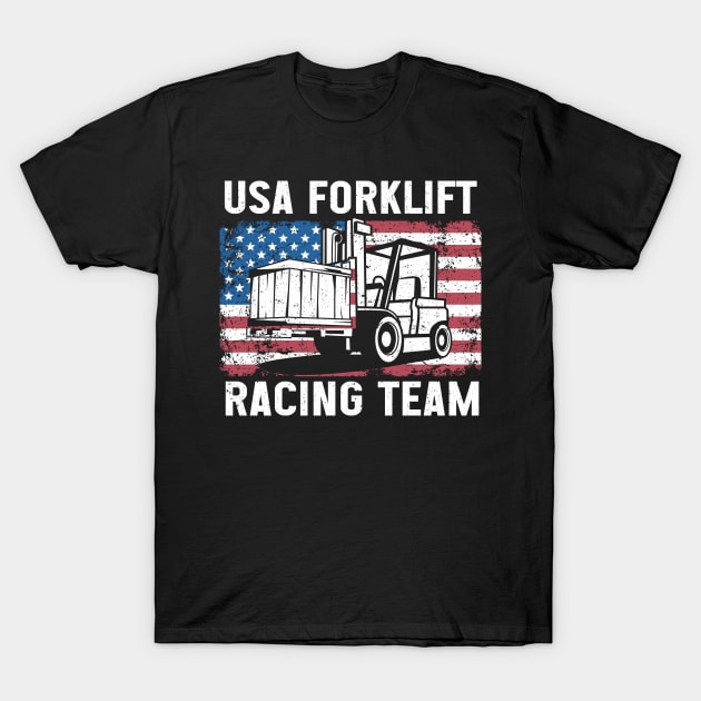 Forklift Certified Forklift Operator Forklift T-Shirt by IngeniousMerch